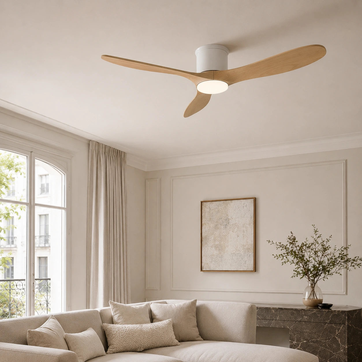 Deckenventilator Alba Flash mit Licht 132 cm