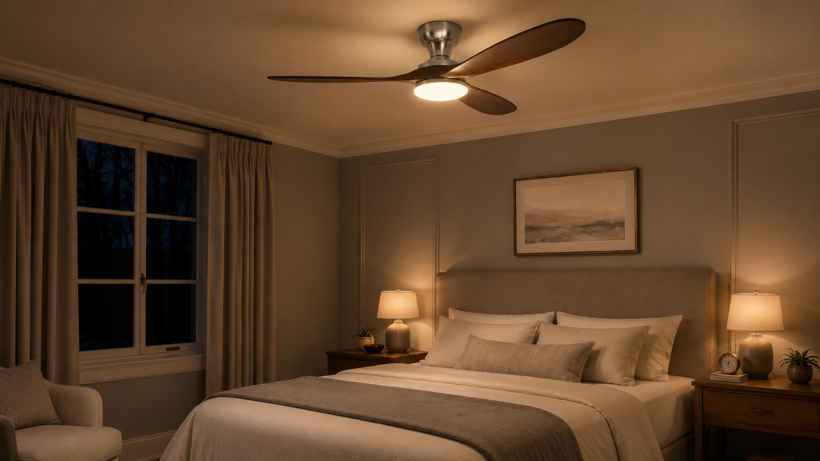 Leise Deckenventilatoren für jeden Raum