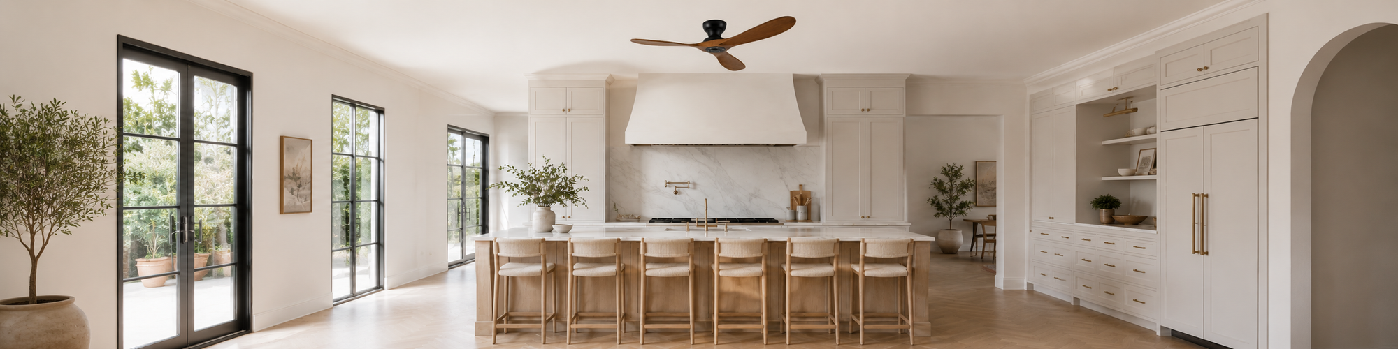 Große Deckenventilatoren für große Räume